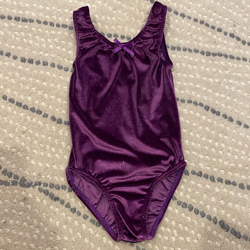 Limited Editions Purple Sparkle Leotard, Size M